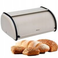 CHLEBAK POJEMNIK NA PIECZYWO CHLEB BUŁKI STALOWY KINGHOFF KH-1754 BEŻ