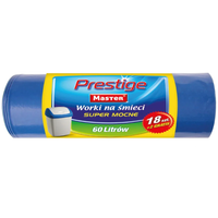 WORKI NA ŚMIECI 60L MASTER PRESTIGE NIEBIESKIE 20szt