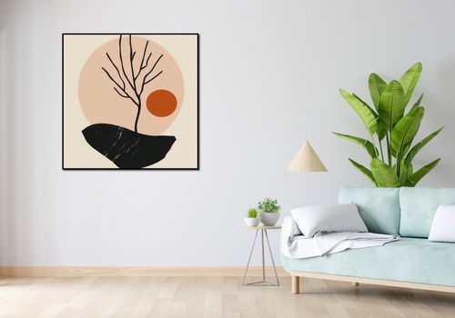 Plakat 100x100cm Nagie Drzewo na Arena.pl