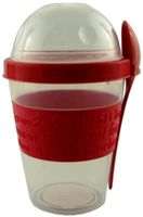 KUBEK NA MUSLI JOGURT SAŁATKĘ Z ŁYŻECZKĄ 600 ML