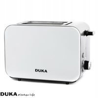 Toster do kanapek DUKA Bosse 1214415 Biały 850W Dwukomorowy Opiekacz
