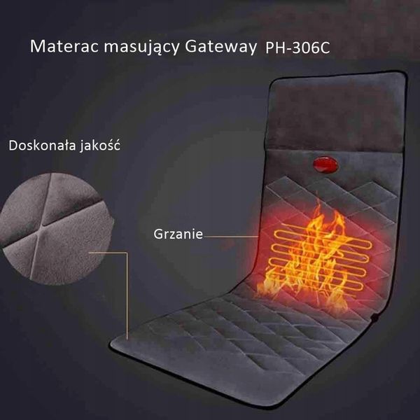 Materac masujący mata masująca shiatsu do masażu zdjęcie 11