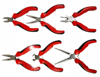 Szczypce precyzyjne mini SilverTools 6 szt.
