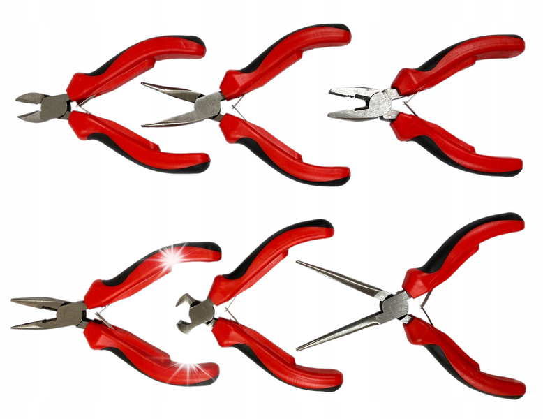 Szczypce precyzyjne mini SilverTools 6 szt. zdjęcie 1