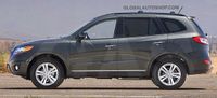 HYUNDAI SANTA FE - Listwy CHROM na drzwi boczne dekoracyjne chromowane