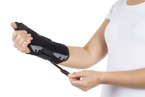 ORTEZA NADGARSTKA STABILIZATOR DŁONI RĘKI Z UJĘCIEM KCIUKA SZYNA STABILNA na Arena.pl