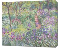 Obraz 70x60cm The Artist’s Garden in Giverny, Monet Vintage