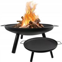 DUŻE PALENISKO OGRODOWE GRILL Ognisko Misa Stal