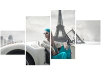 OBRAZ TURKUSOWA DAMA PARYŻU