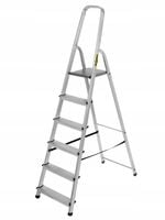 DRABINA ALUMINIOWA WOLNOSTOJĄCA EASY 191CM 5 STOPNIPODEST BR-00-1215 BRAKET