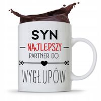 Kubek Prezent Dla Syna Syn Najlepszy Partner Z Nadrukiem Ze Zdjęciem
