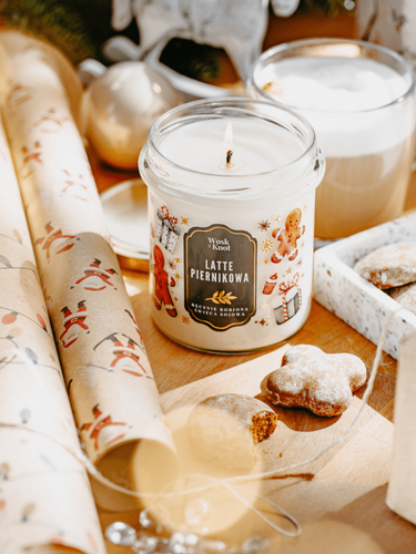 Woskiknot świeca sojowa Piernikowa Latte na Arena.pl