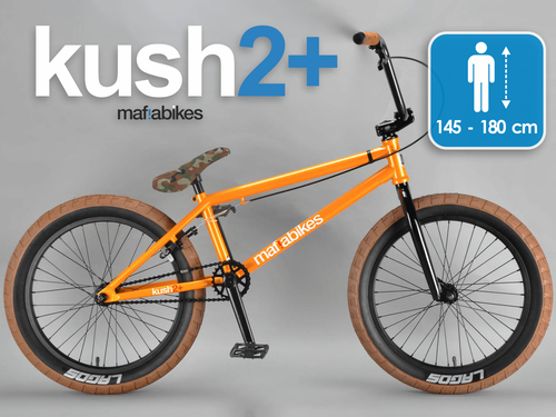 Rower BMX MAFIABIKES Kush2+ 20" Orange 2019 na Arena.pl