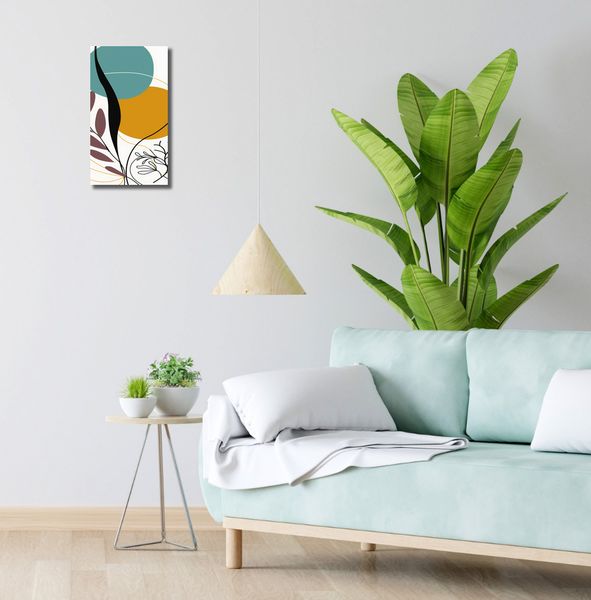 Obraz 20x40cm Geometryczny Ogród zdjęcie 2