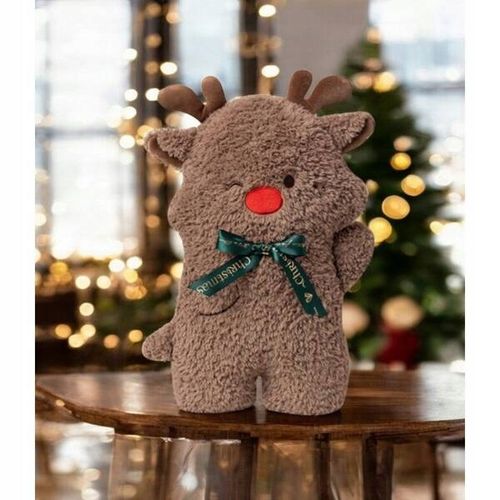 ECARLA poduszka welurowa Brązowa Renifer 40cm PDS16 na Arena.pl