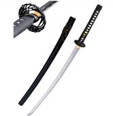 Miecz samurajski ostry, katana 5KN5-420 do treningu cięć + stojak