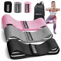 GUMY DO ĆWICZEŃ MATERIAŁOWE TAŚMY MINI HIP BAND ZESTAW 3 GUM NA