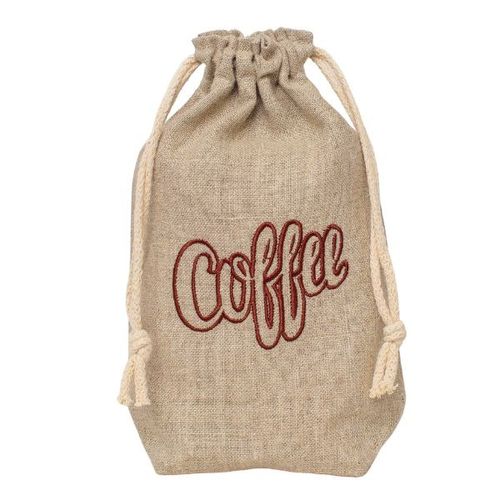 Lniany Worek na Kawę z Zamknięciem – Naturalny Beż na Arena.pl