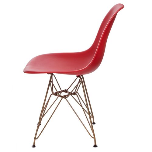 Krzesło P016 PP Gold czerwone na Arena.pl