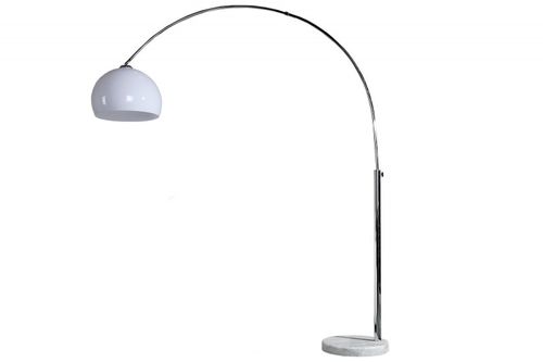 Lampa podłogowa Bow II biała regulowana D2 na Arena.pl