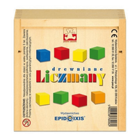 Liczmany drewniane. Klocki edukacyjne