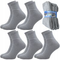5x SKARPETY SZARE FROTA FROTTE BAWEŁNIANE POLSKIE 41-43