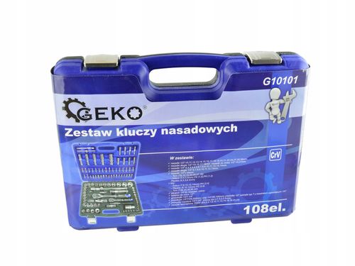 Zestaw narzędzi Geko 108 el. na Arena.pl