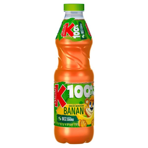 Kubuś 100% Sok jabłko marchew banan 850 ml zdjęcie 1
