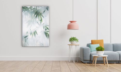 OBRAZ NA PŁÓTNIE PROSTOKĄTNY - Zamglone liście I na Arena.pl