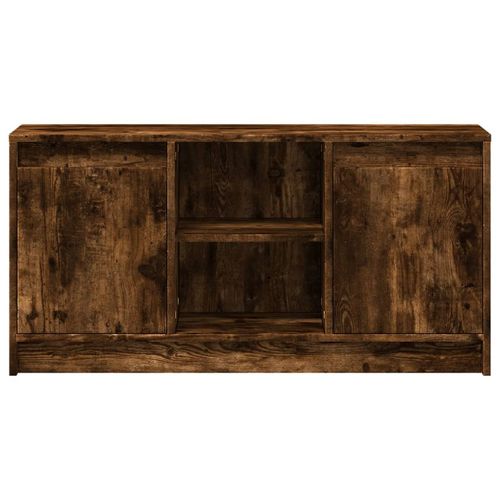 Szafka pod TV z LED, przydymiony dąb, 100x34x50 cm na Arena.pl