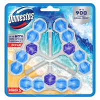 2X Domestos Kostka toaletowa Power 5 Ocean Zawieszka do WC 3x50g