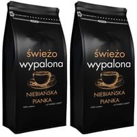 Kawa ziarnista 100% Arabica Świeżo palona Niebiańska Pianka (2x1kg)