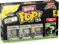 funko bitty pop! tmnt turtles donatello shredder baxter stockman 2cm 4pak