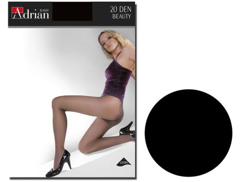 Rajstopy 20 den gładkie Beauty Adrian Nero 4 na Arena.pl