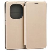 beline etui book magnetic redmi note 14  pro+ 5g złoty/gold