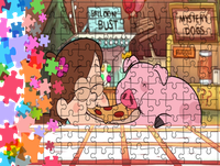 Puzzle tradycyjne - Wodogrzmoty Małe/Gravity Falls