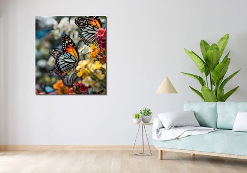 Obraz 90x100cm Motyle Na Łące na Arena.pl