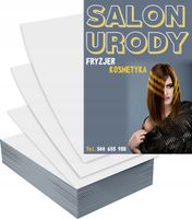 Ulotki A6 1000szt reklamowe firmowe SALON URODY duży wybór wzorów