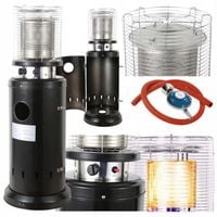 PARASOL GAZOWY GRZEWCZY PROMIENNIK TARASOWY OGRZEWACZ ZESTAW REDUKTOR