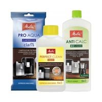 Oryginalny zestaw Melitta do ekspresu: filtr wody / odkamieniacz / tabletki