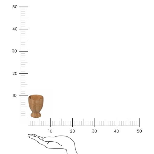 Kieliszek na jajko 7,5 cm bambusowy na Arena.pl
