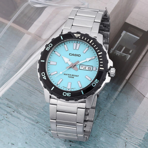 Zegarek Męski Casio  MTD-125D-2A3 + BOX WR100 na Arena.pl