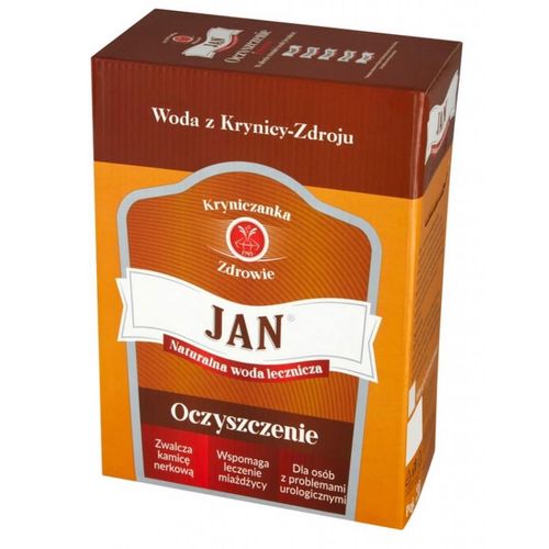 Woda Lecznicza w Kartonie Jan Oczyszczenie 3 l - Krynica na Arena.pl