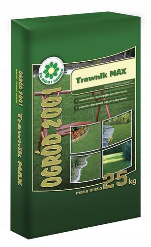 Ogród 2001 Trawnik MAX 25kg MOCNY nawóz do trawy AZOT, REGENERATOR na Arena.pl