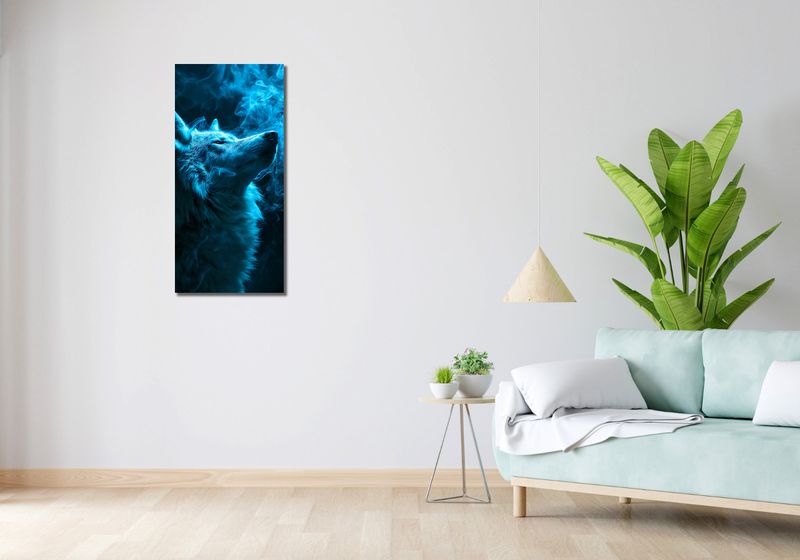 Obraz 40x90cm Oddech Wilka zdjęcie 2