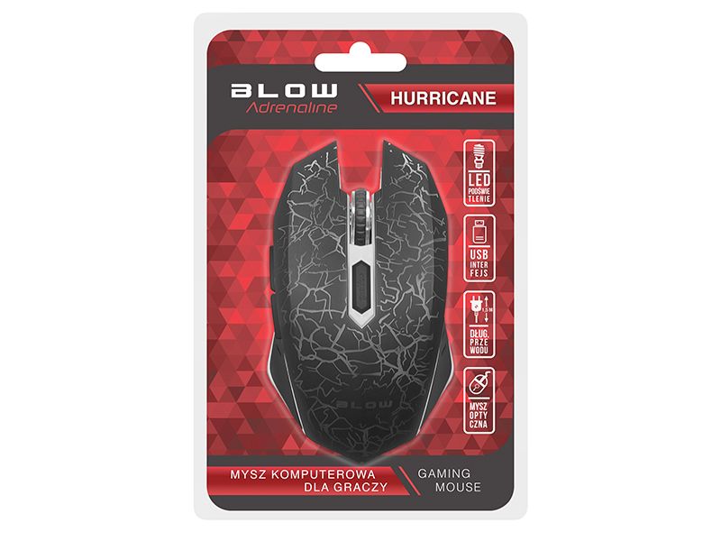 Mysz optyczna BLOW Adrenaline HURRICANE zdjęcie 1