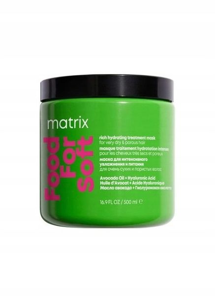Matrix Food For Soft rich hydrating maska do włosów 500 ml zdjęcie 1