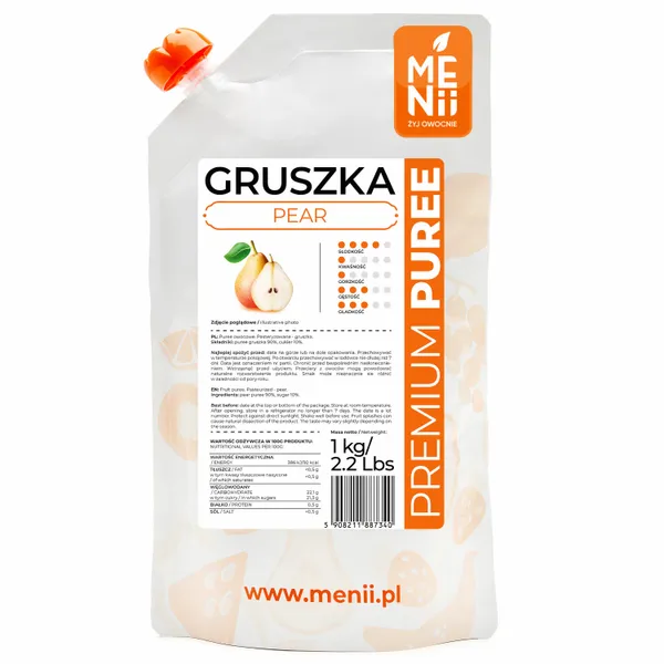 Premium Puree Gruszka 1kg zdjęcie 1