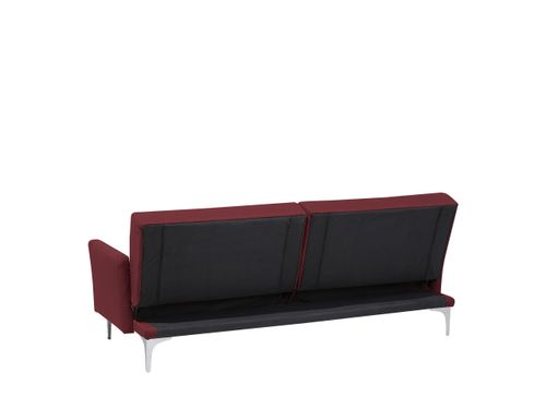 Sofa rozkładana czerwona LUCAN na Arena.pl