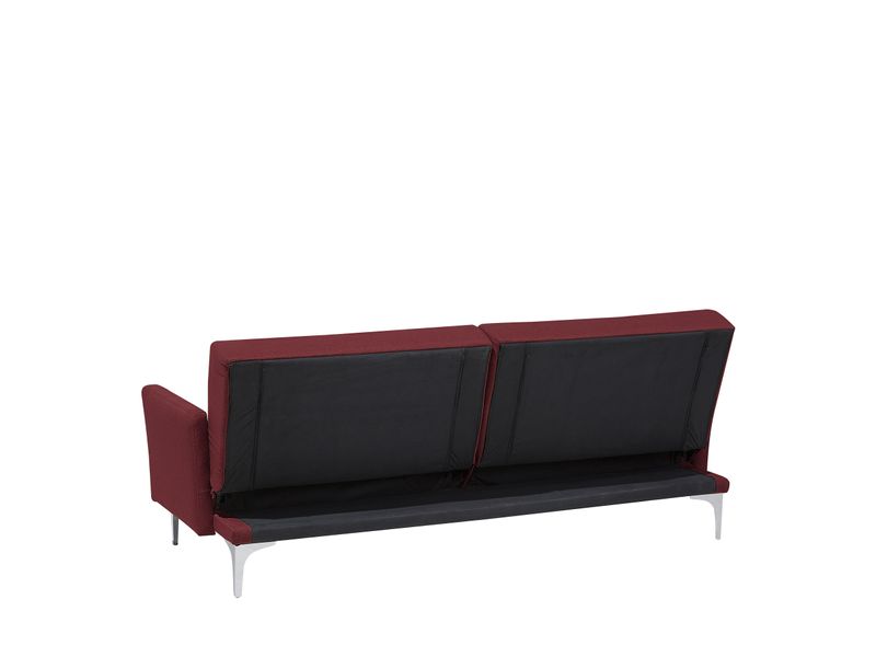 Sofa rozkładana czerwona LUCAN zdjęcie 8